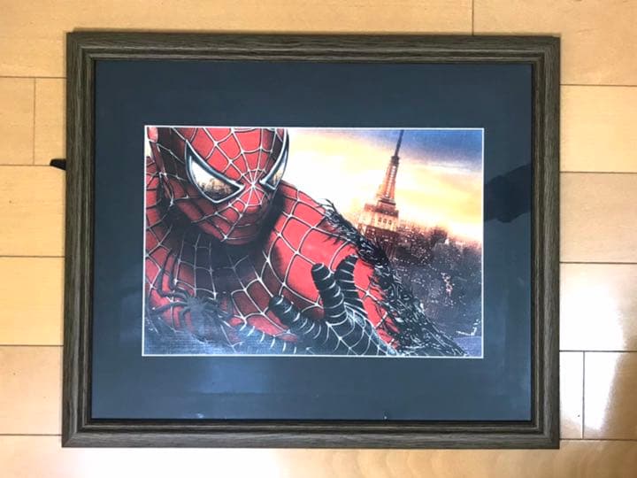 再値下げ❗️スパイダーマン　希少❣️アメリカ映画ポースター　　額縁付き