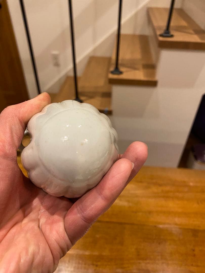 ④アンティーク　陶器　ペンダントライト滑車　バランサー　昇降機　照明器具