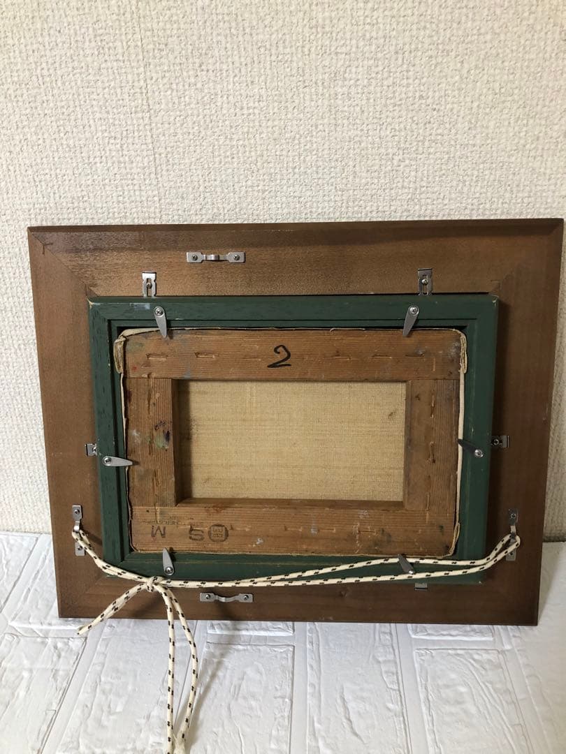 油絵（桃）もも　モモ