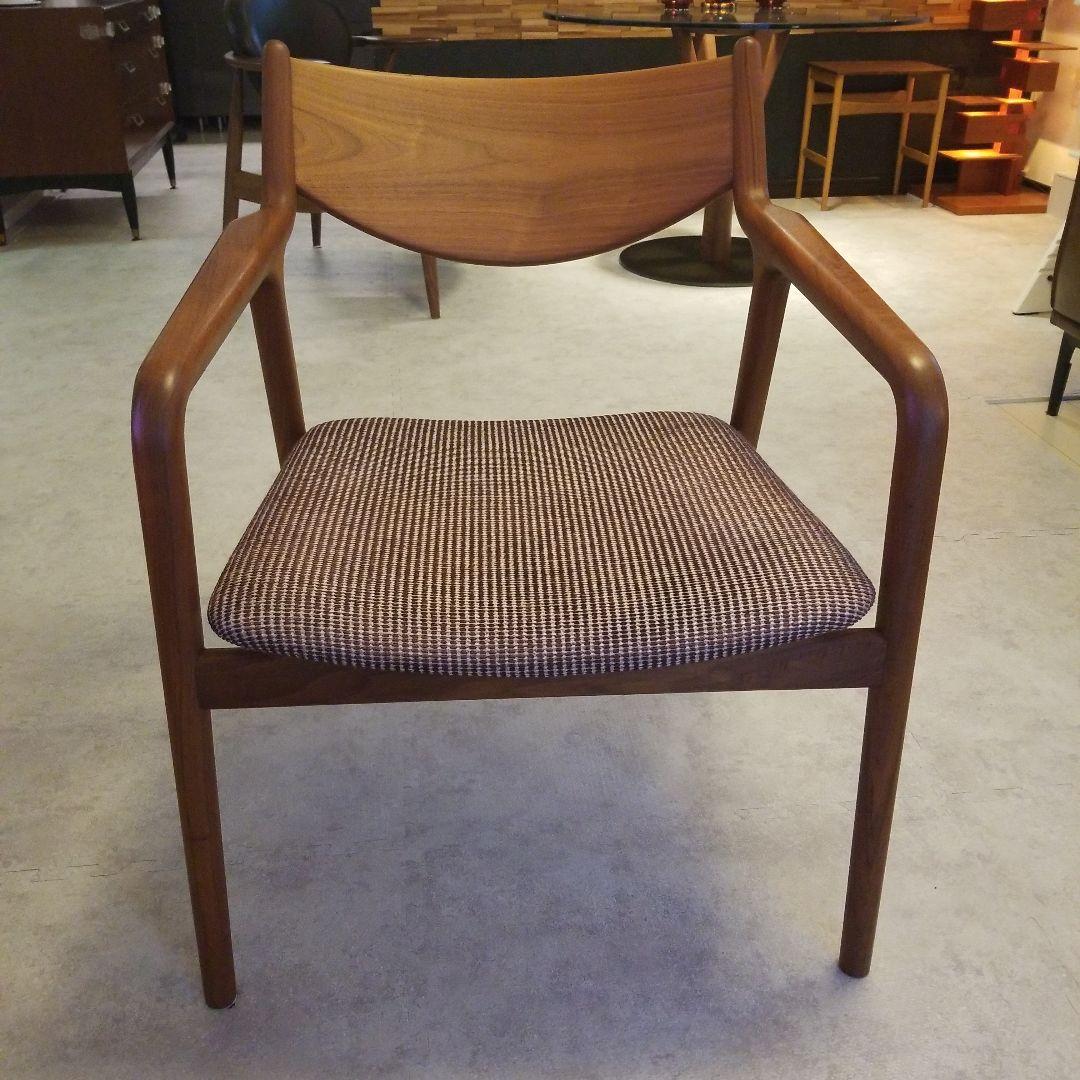 宮崎椅子　無垢ウォールナット　ぺぺラウンジチェア　オイル塗装