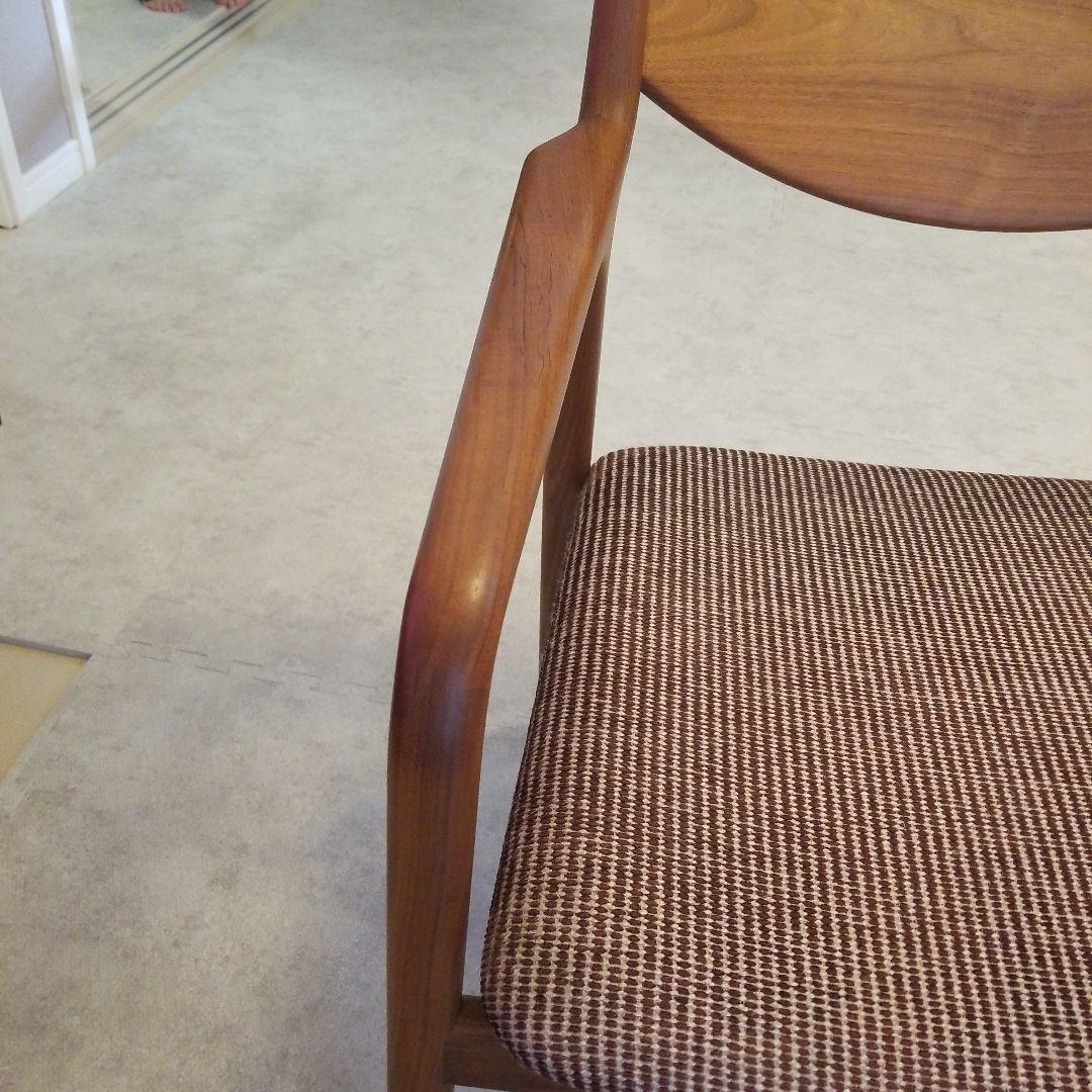 宮崎椅子　無垢ウォールナット　ぺぺラウンジチェア　オイル塗装