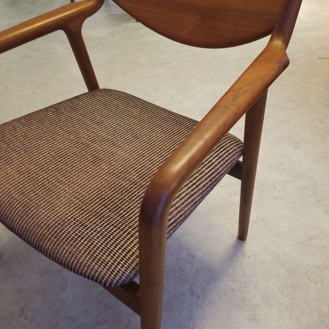 宮崎椅子　無垢ウォールナット　ぺぺラウンジチェア　オイル塗装