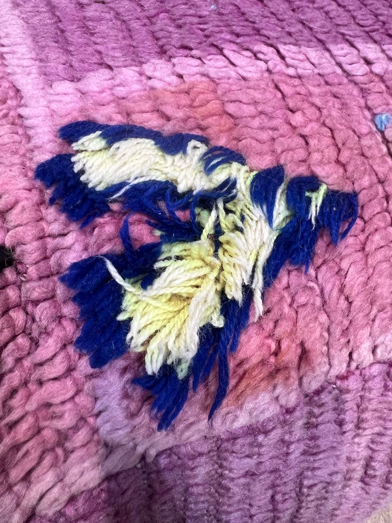 モロッコラグリメイク ハート プフ オットマンカバー 22000円