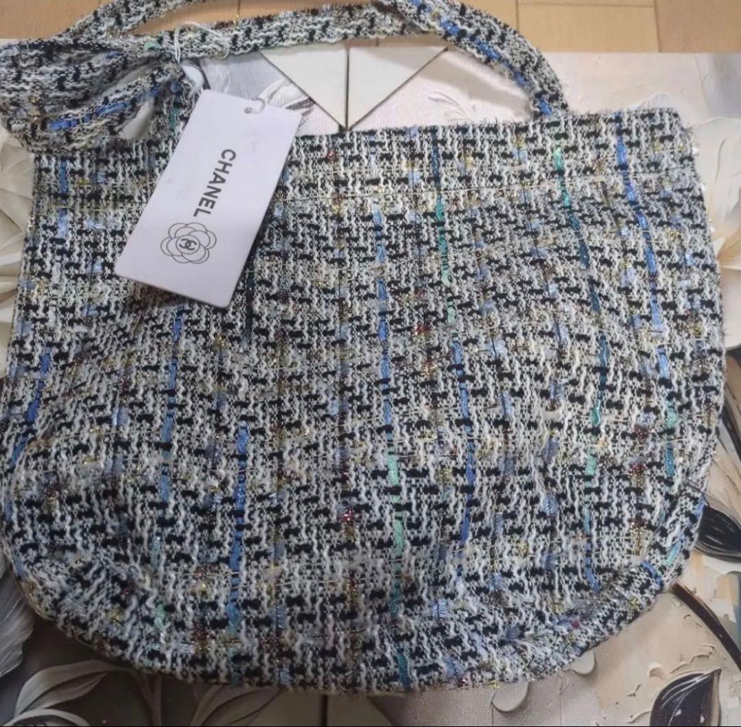 値下げ】CHANEL トートバッグメイクアップバッグ ツイード海外VIP限定