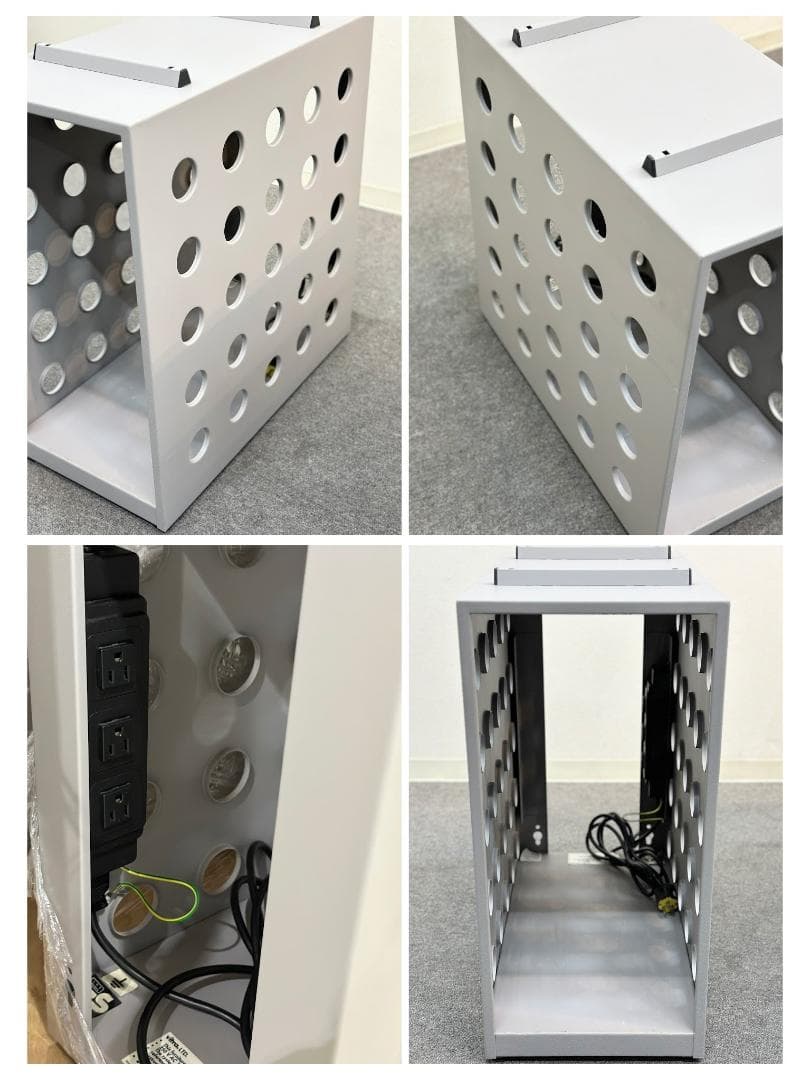 vitra/アドホック　PCシステムデスク/ゲーミングテーブル　袖机・鍵付き