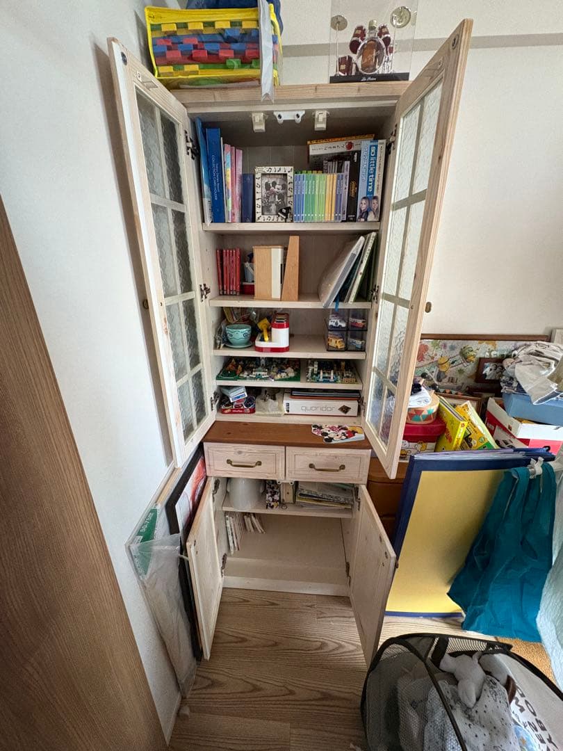 【送料込み】食器棚 (シナモ60 WH) ニトリ