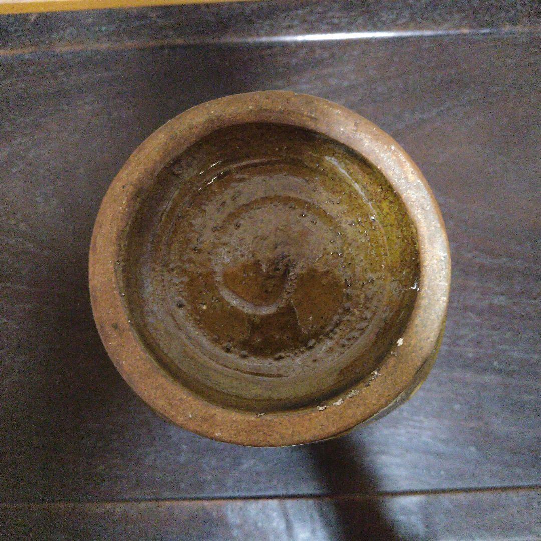 NO341 スリップウェア 花瓶 民芸 刻印あり