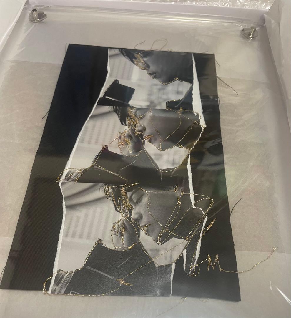 佐藤健✖️山本芽生　伊勢丹　刺繍コラージュアートA