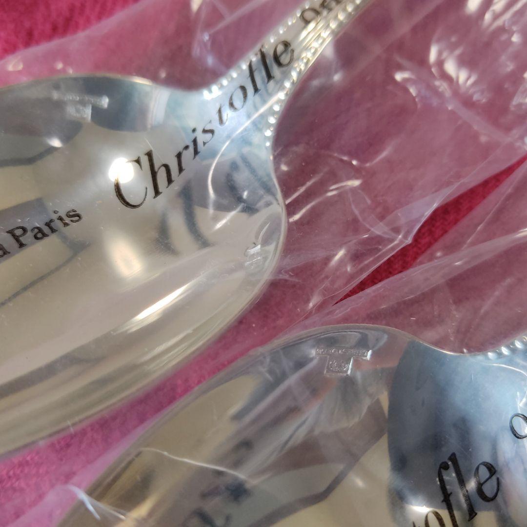 クリストフル パールシリーズ スープスプーン 12本(未開封2本)