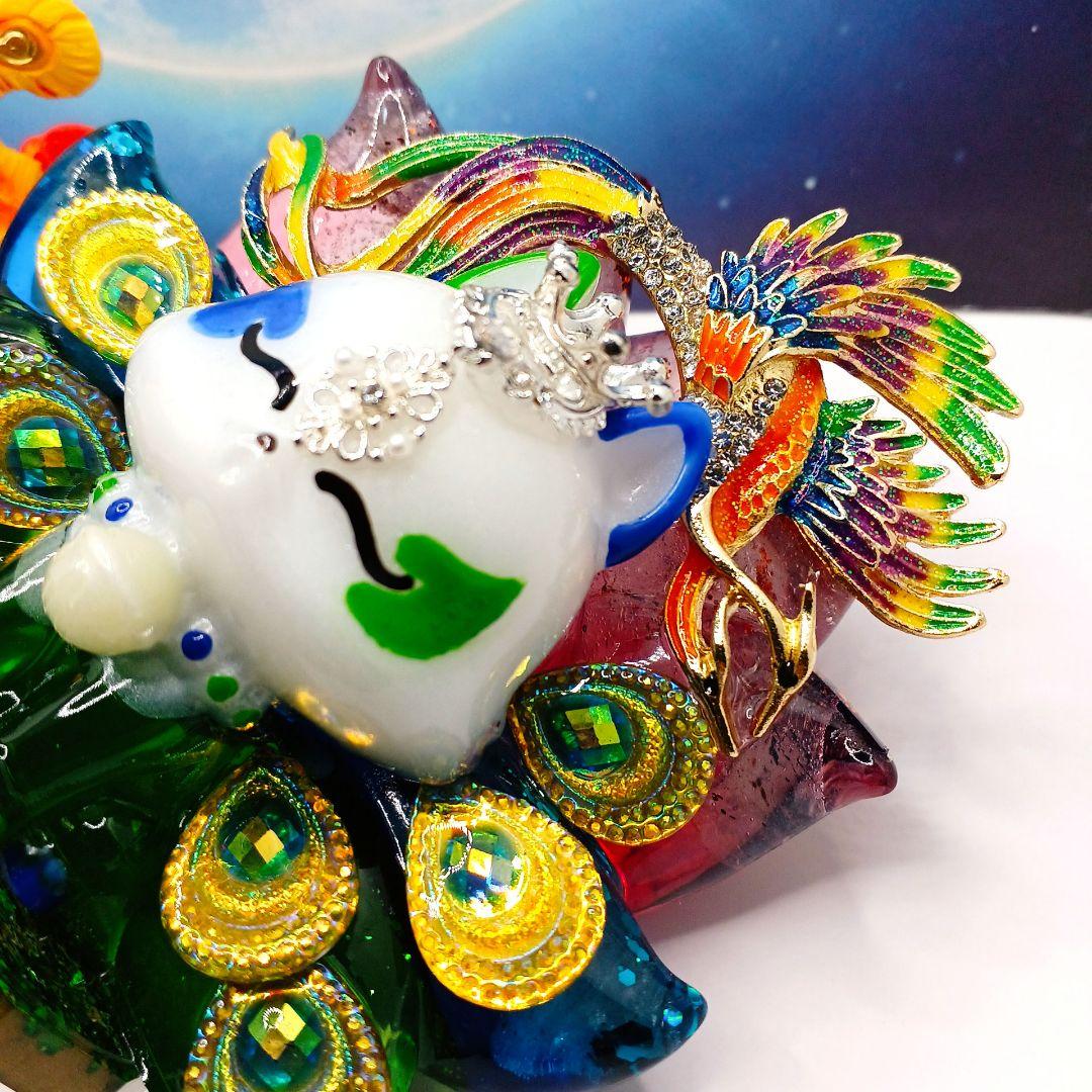 九尾の狐✨⭐️オルゴナイト⭐️✨鳳凰・持ち主の将来を明るく照らして安堵感