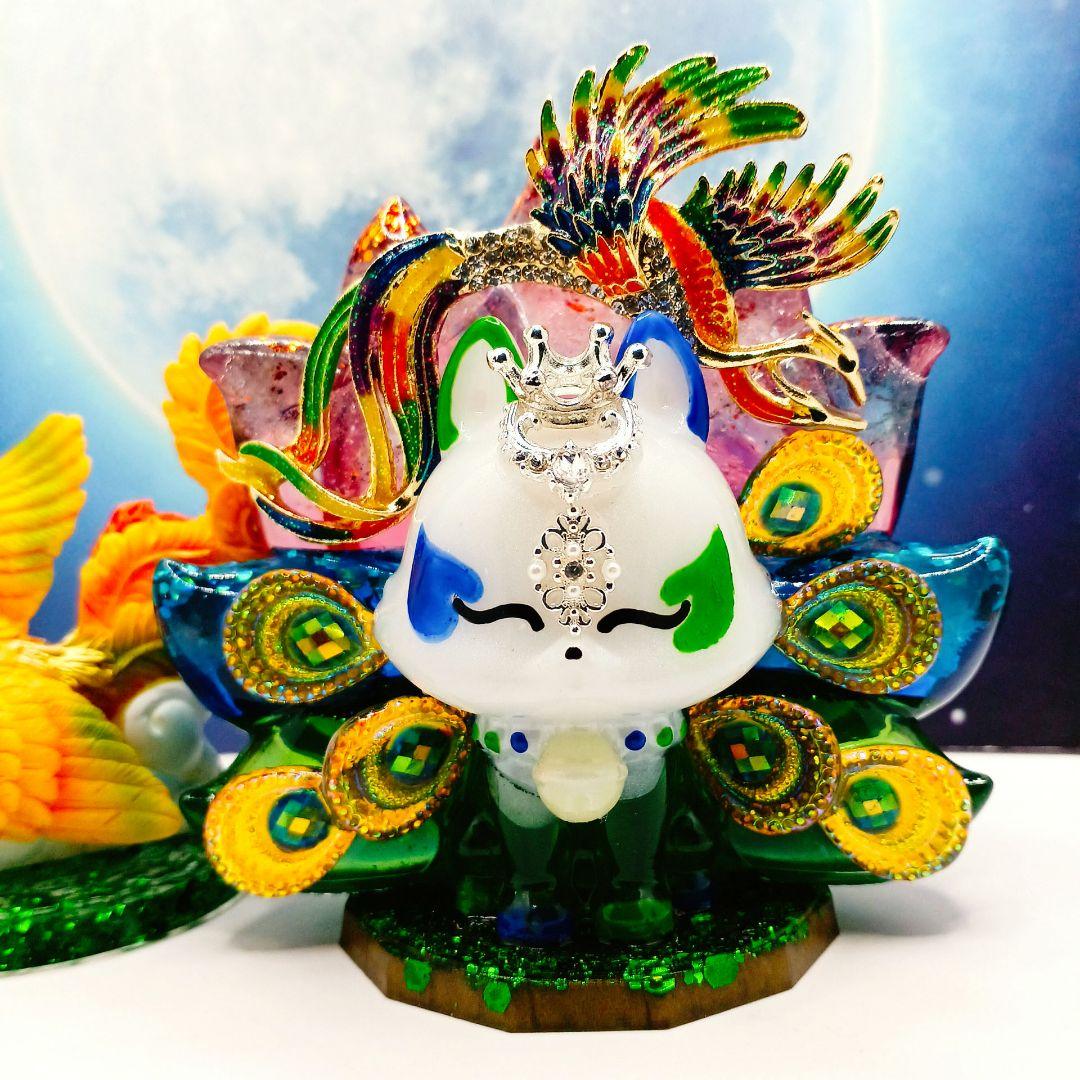 九尾の狐✨⭐️オルゴナイト⭐️✨鳳凰・持ち主の将来を明るく照らして安堵感