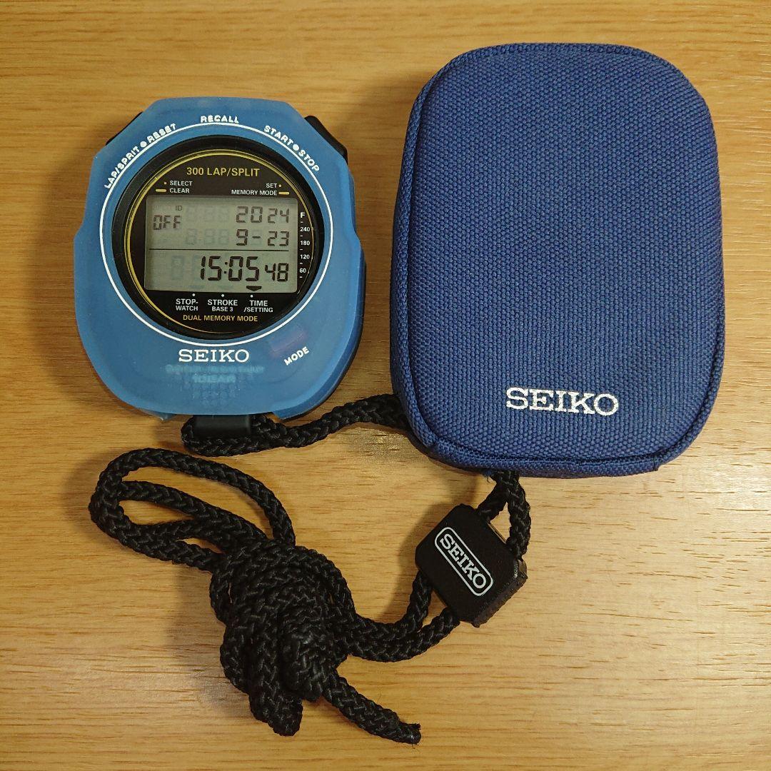 SEIKOストップウォッチ スイミングマスター セイコー ケース - メルカリ
