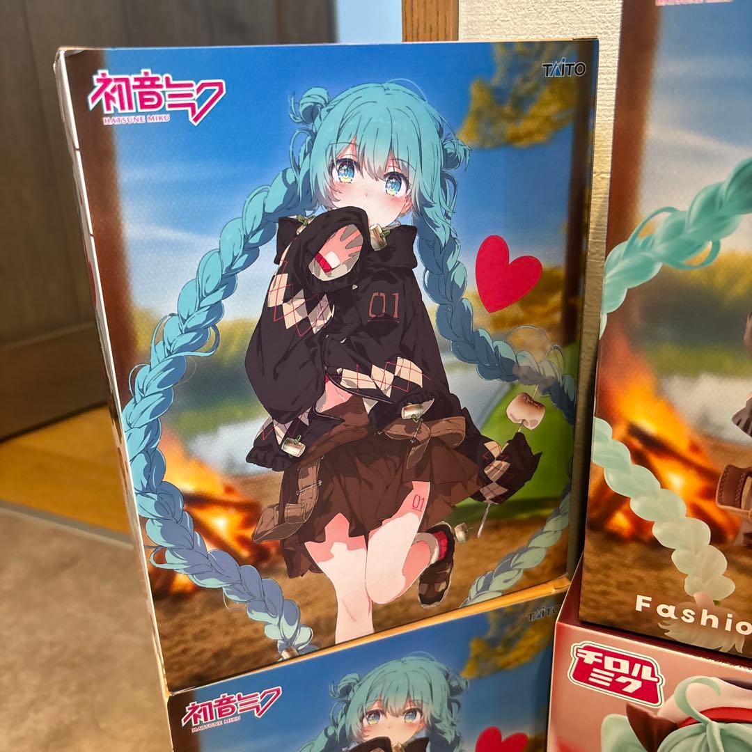 初音ミク フィギュアセット 5点 チロルミク ＆ ファッション アウトドア　即日
