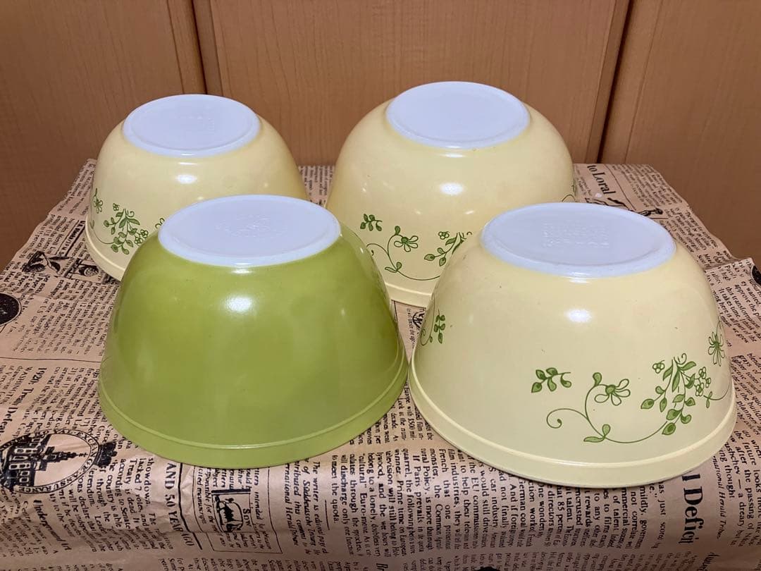 オールドパイレックス　シェナンドー　ミキシングボール 4点　M L