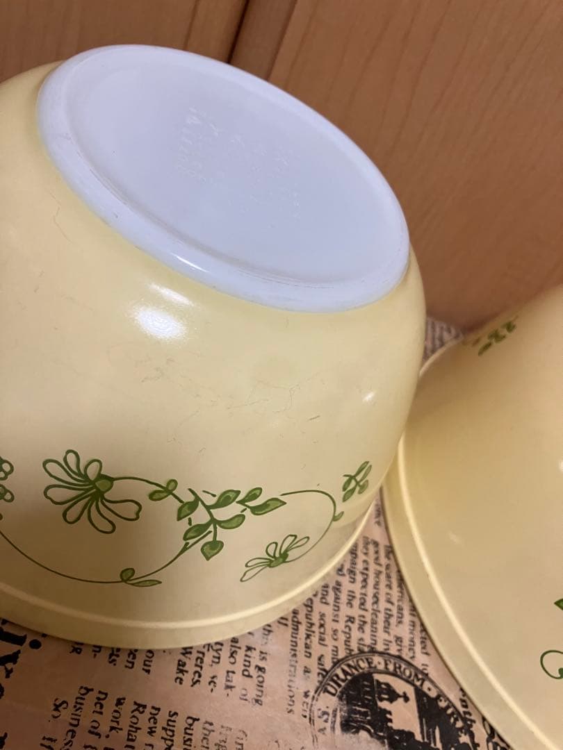 オールドパイレックス　シェナンドー　ミキシングボール 4点　M L