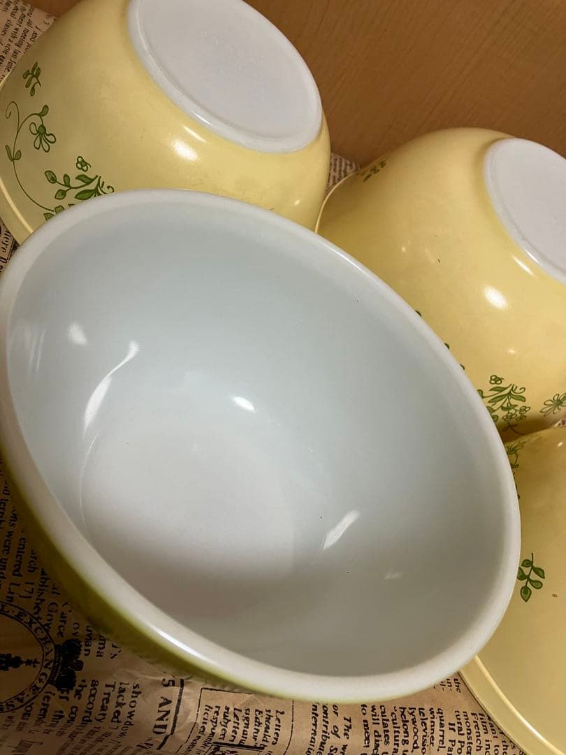 オールドパイレックス　シェナンドー　ミキシングボール 4点　M L