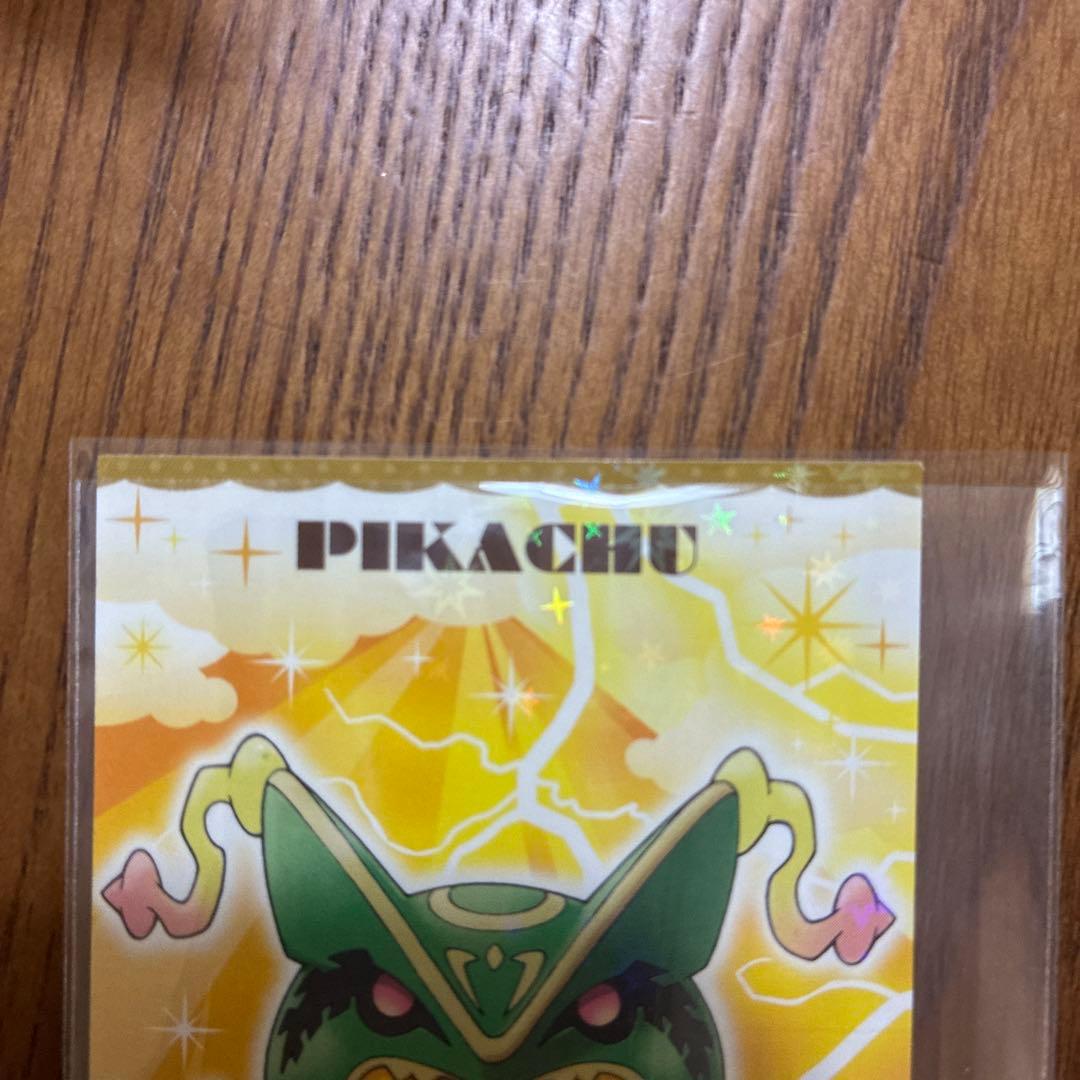 ポケモンセンター メガレックウザ ポンチョ ピカチュウ 名刺カード