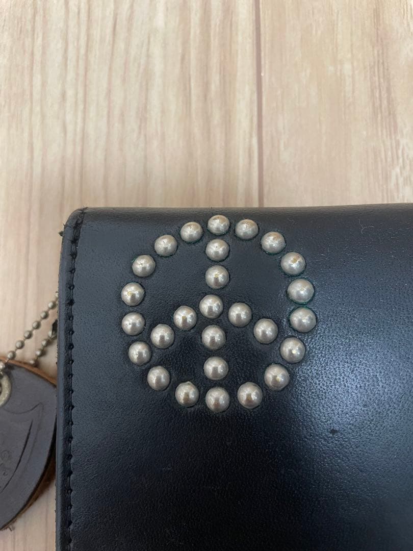 HTC 長財布 スタッズ USA製 TALONジップ - メルカリ