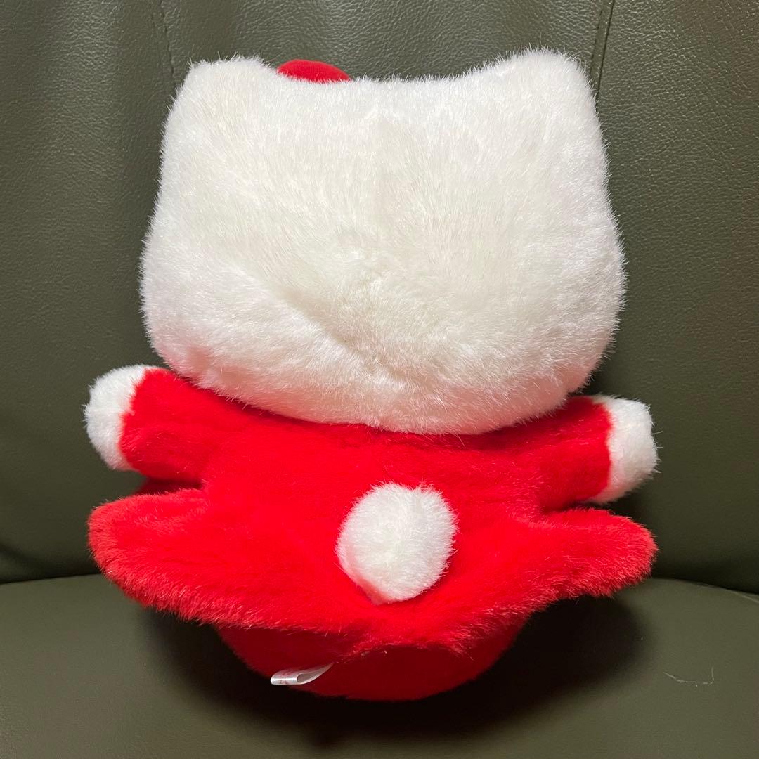 ハローキティ ぬいぐるみ 昭和 平成レトロ 赤いドレス サンリオ お花
