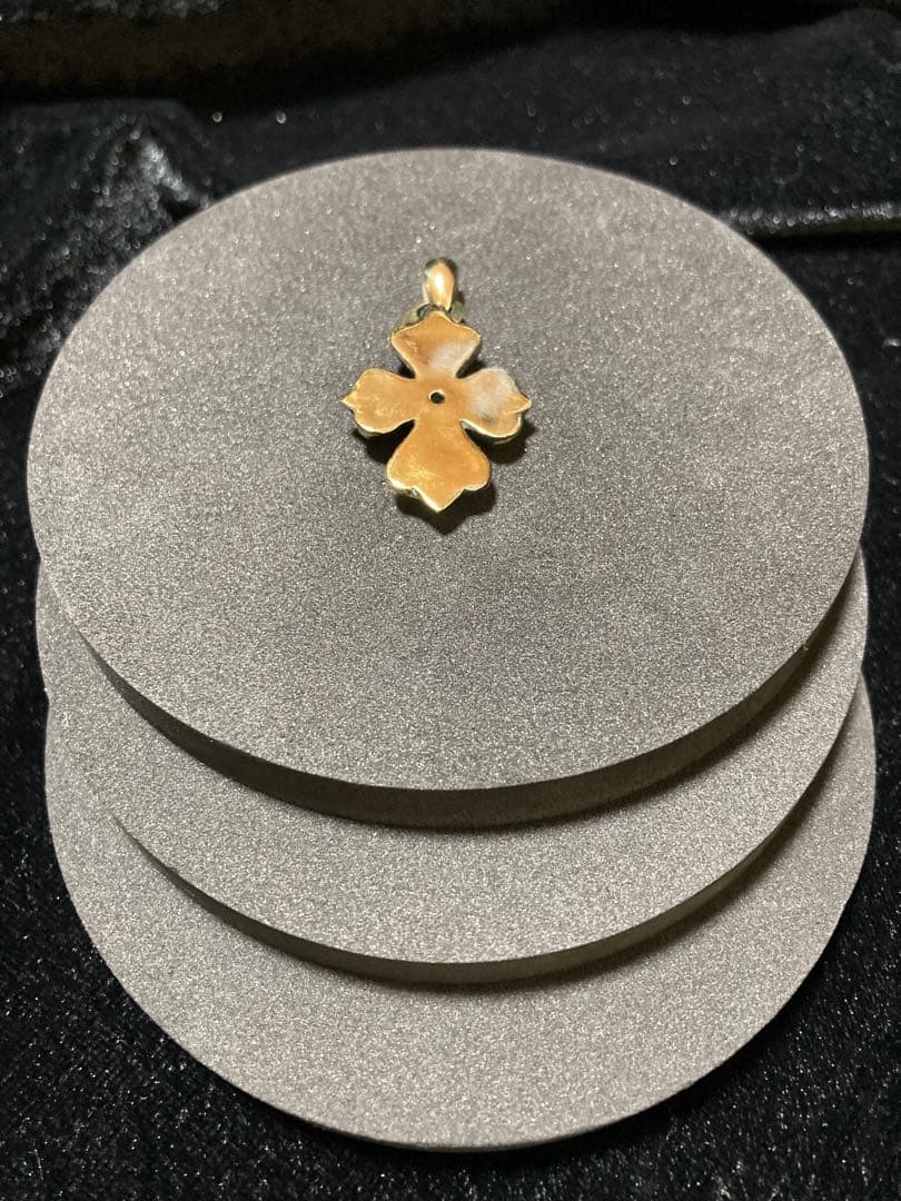 ⑱クロスSTONESペンダント 真鍮