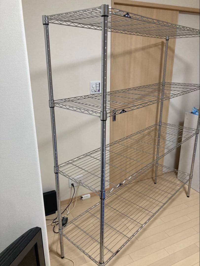 4段スチールラック シルバー 170cm