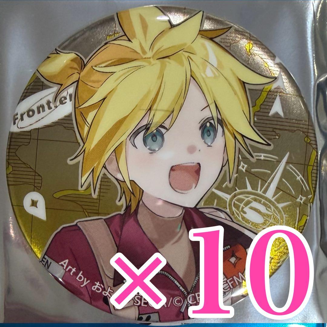 プロセカ 鏡音レン セカライ 5th Frontier メタリック缶バッジA - メルカリ