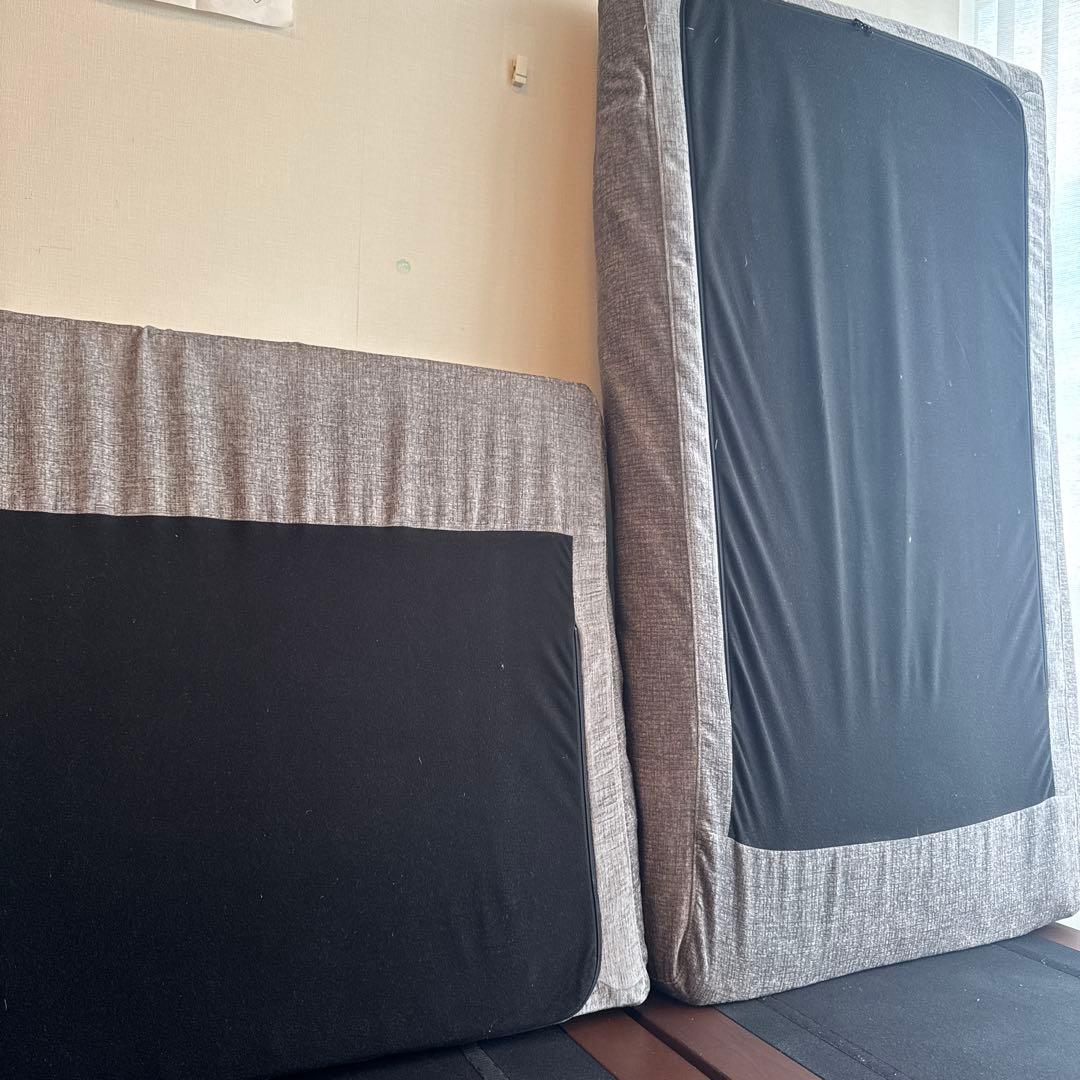 ✴︎Vin✴︎ ナガノインテリア グレーソファ 2セット①