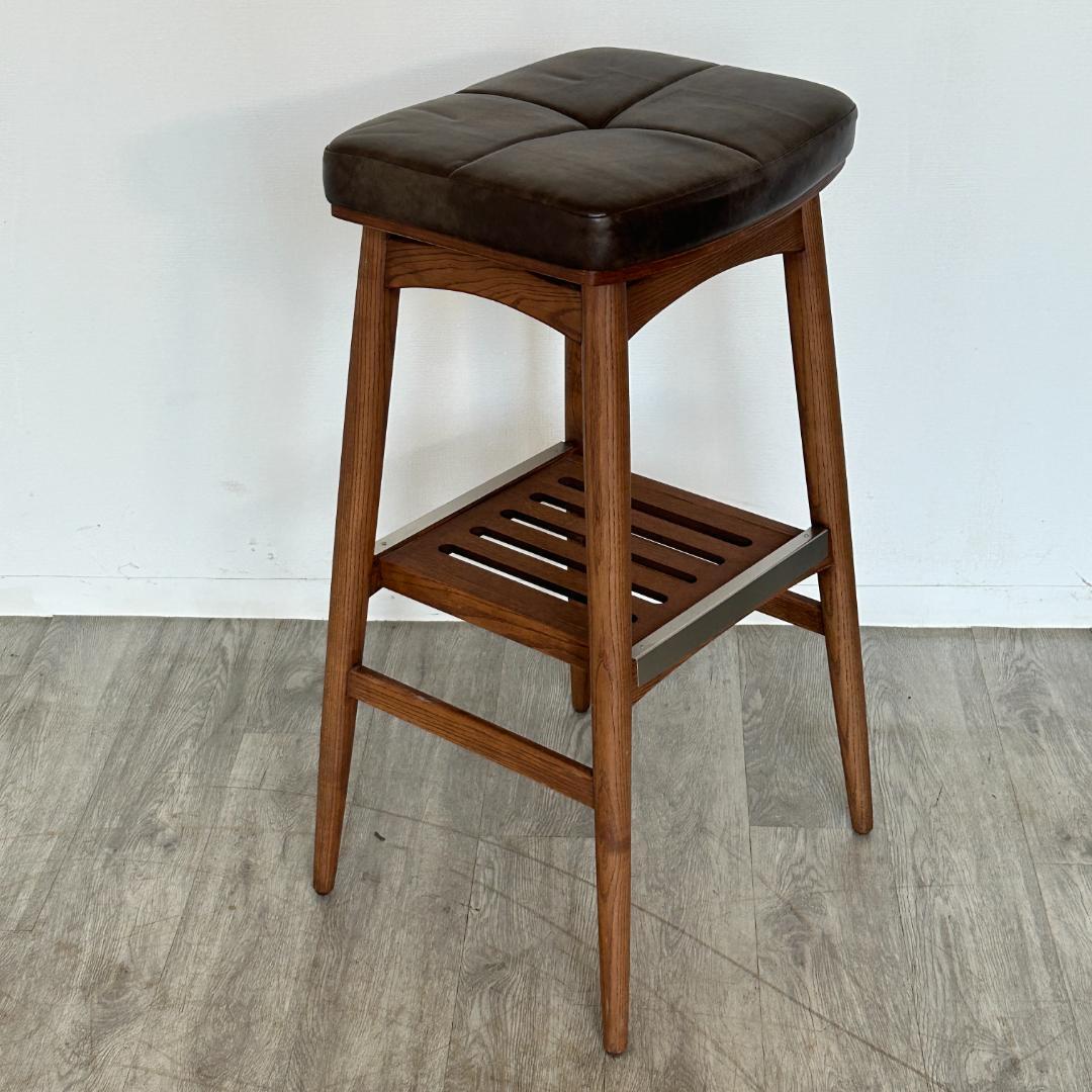 ハイスツール 天然木 北欧 キッチンスツール カウンターチェア 910A2