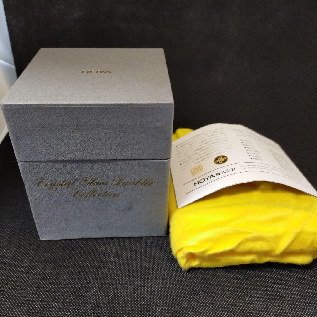 HOYA　最高級　底面菊繋ぎ紋　スリットカット　ロックグラス　激レア品