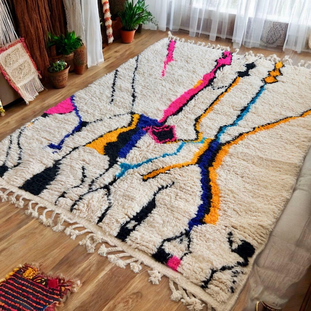 モロッコベニワレン　ラグ