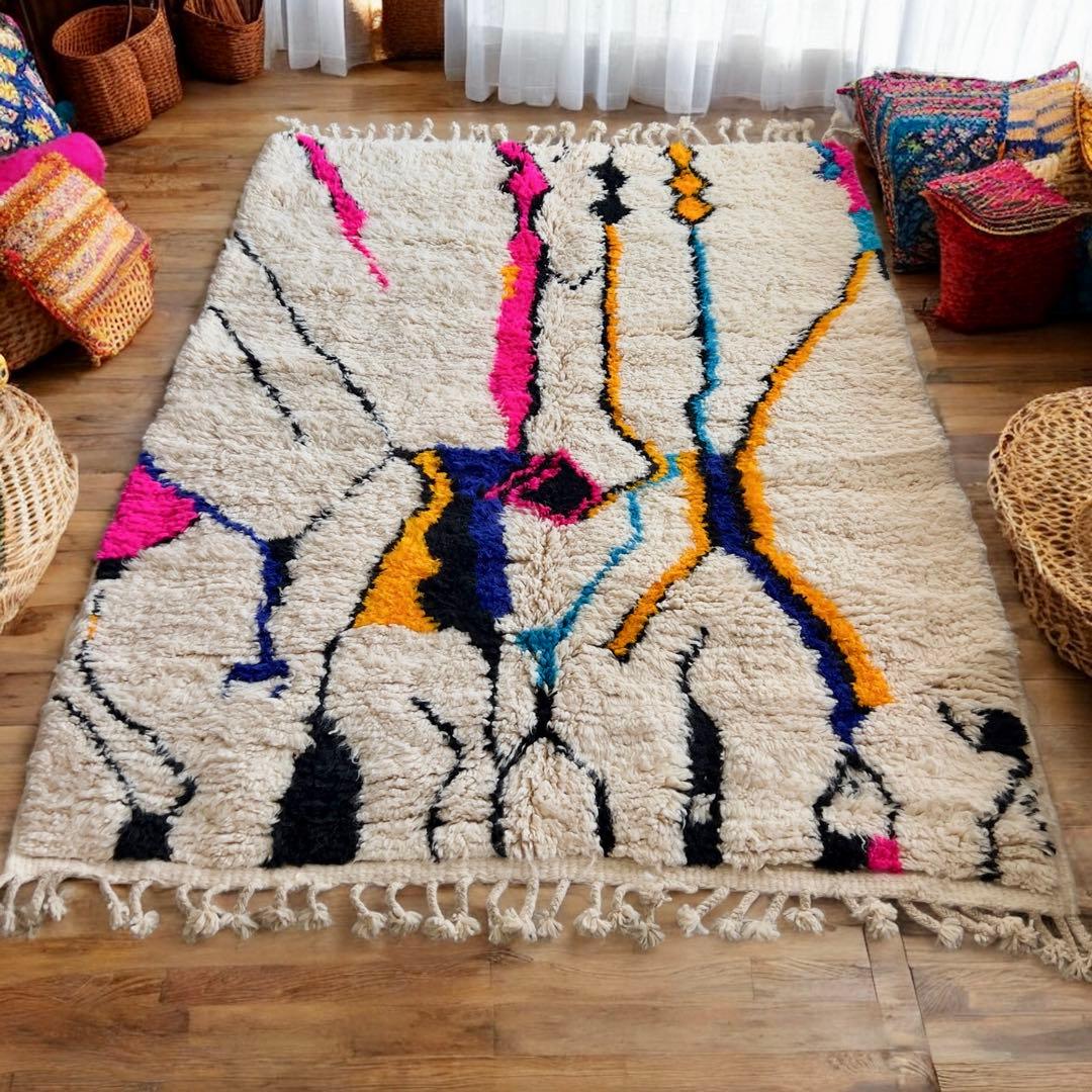 モロッコベニワレン　ラグ