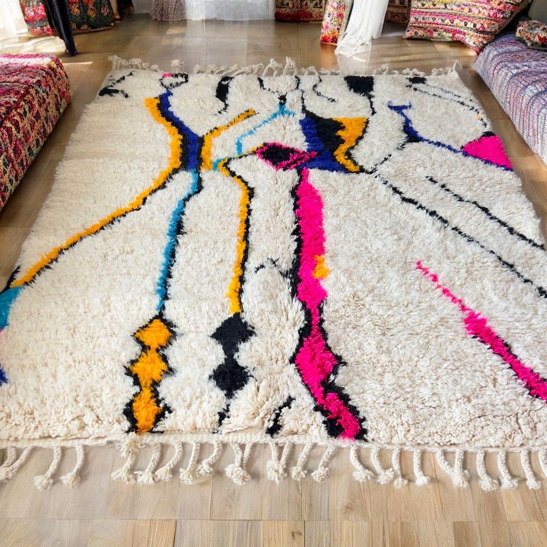 モロッコベニワレン　ラグ