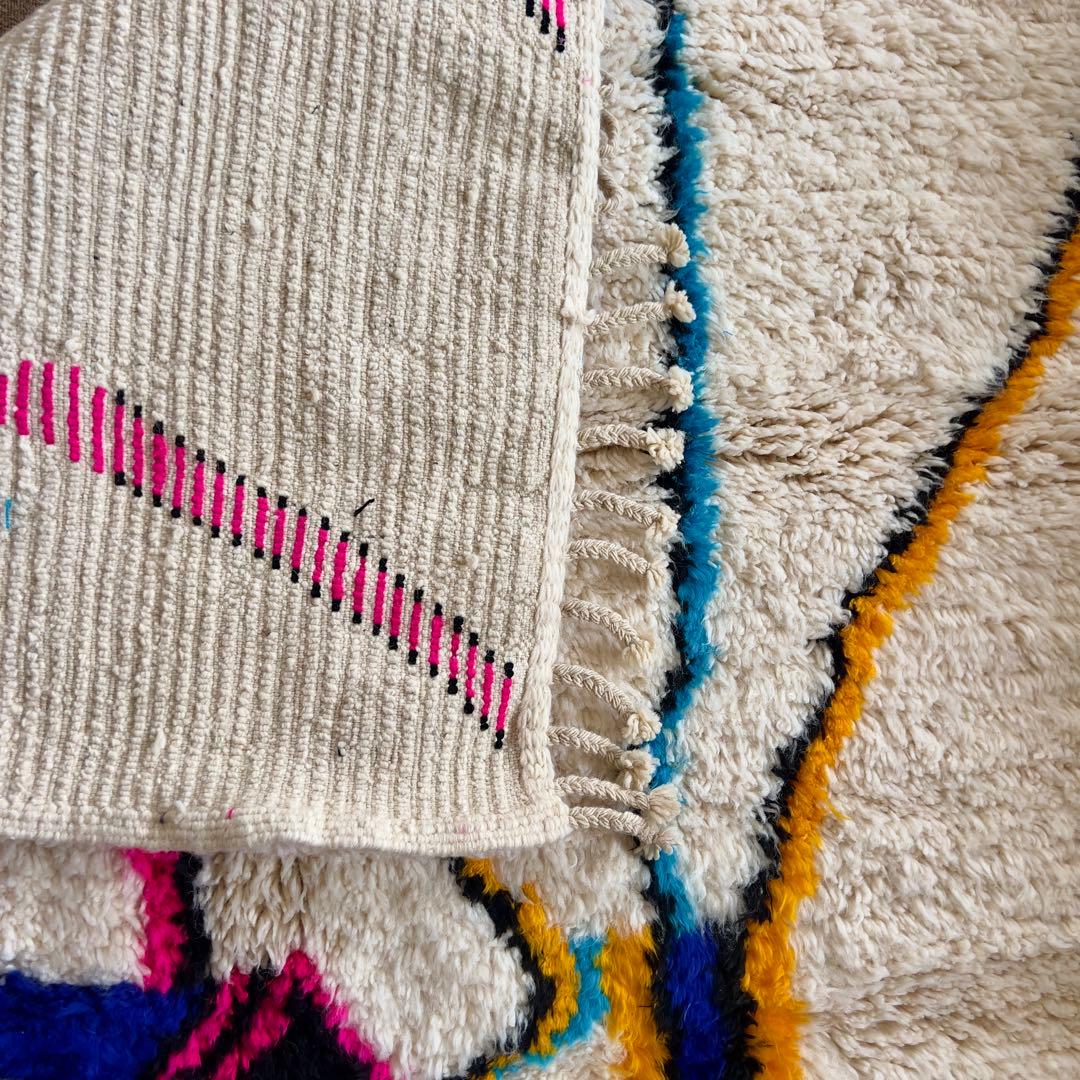 モロッコベニワレン　ラグ