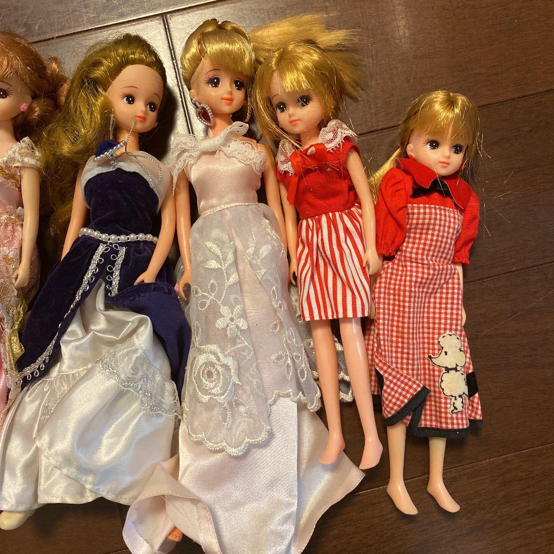 値下げ可能！タカラ りかちゃん人形 まとめ売り　5体　昭和レトロ