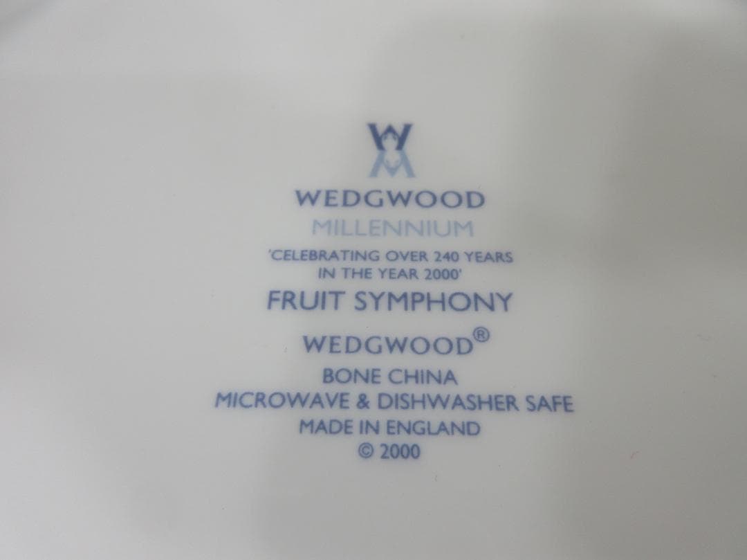 ウェッジウッド　フルーツシンフォニー P27ブルー 5枚セット
