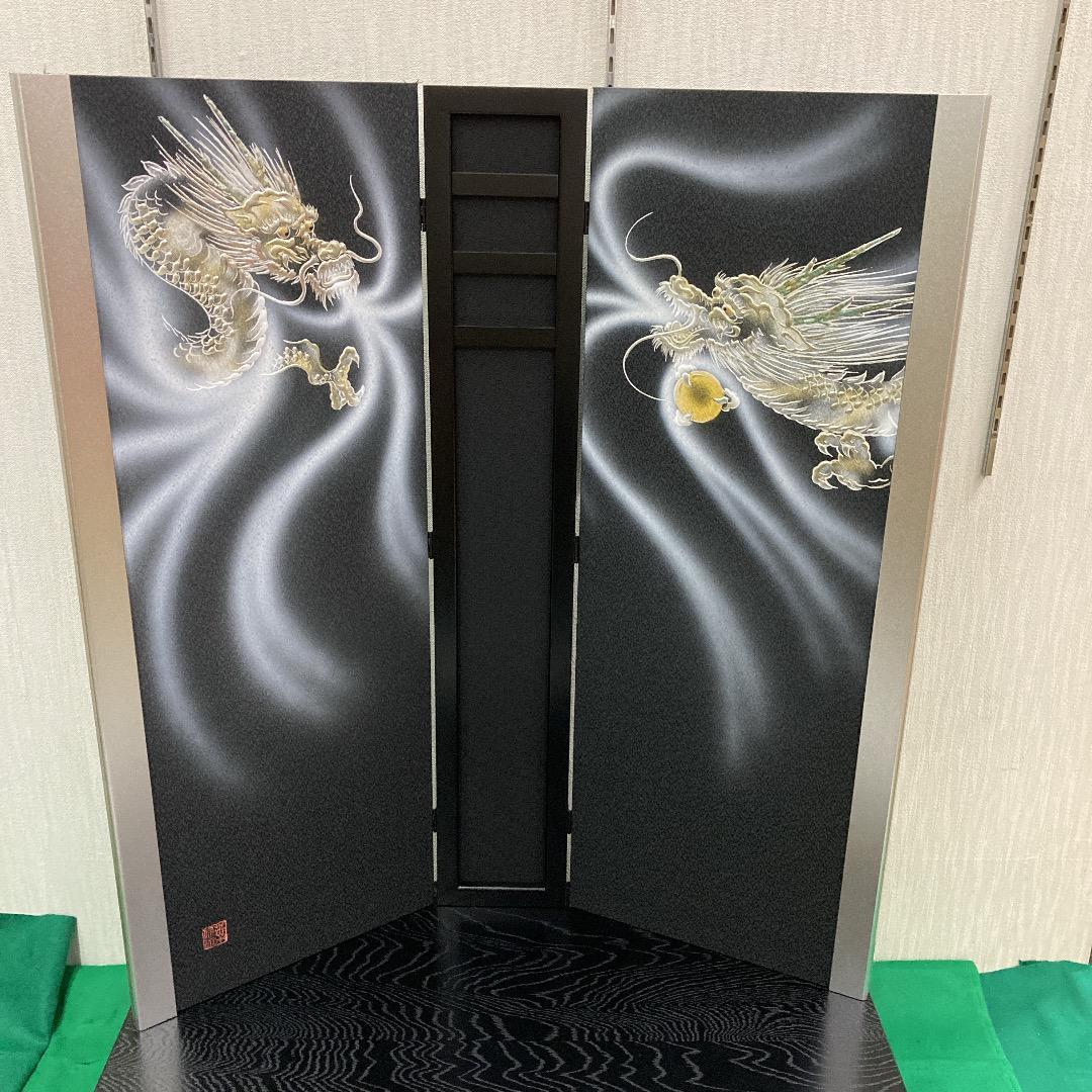 E26 五月屏風のみ　屏風高さ90㎝位　　五月人形台屏風　五月鎧兜屏風