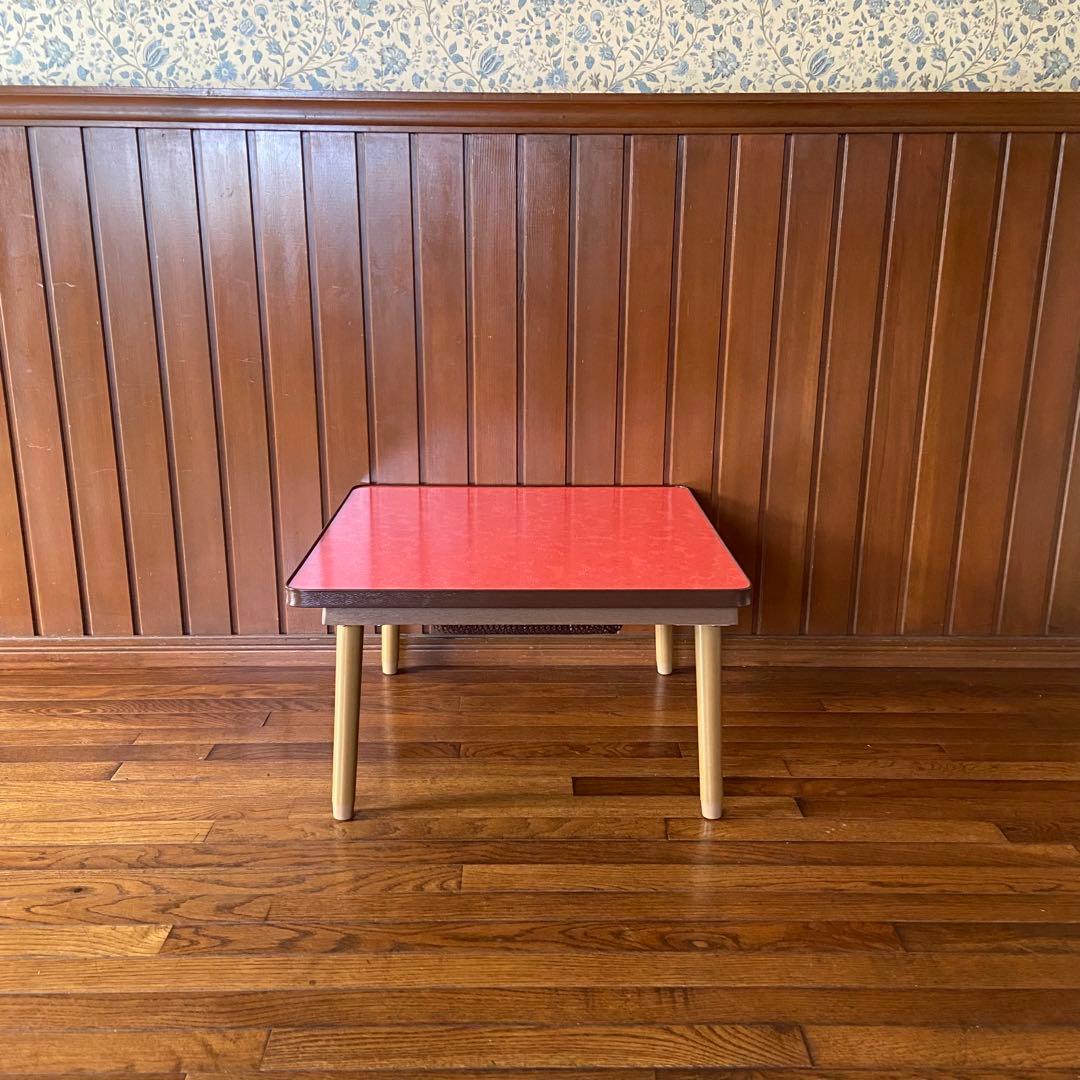 昭和レトロ こたつ 花柄天板 美品 ミニこたつ レトロポップ - メルカリ