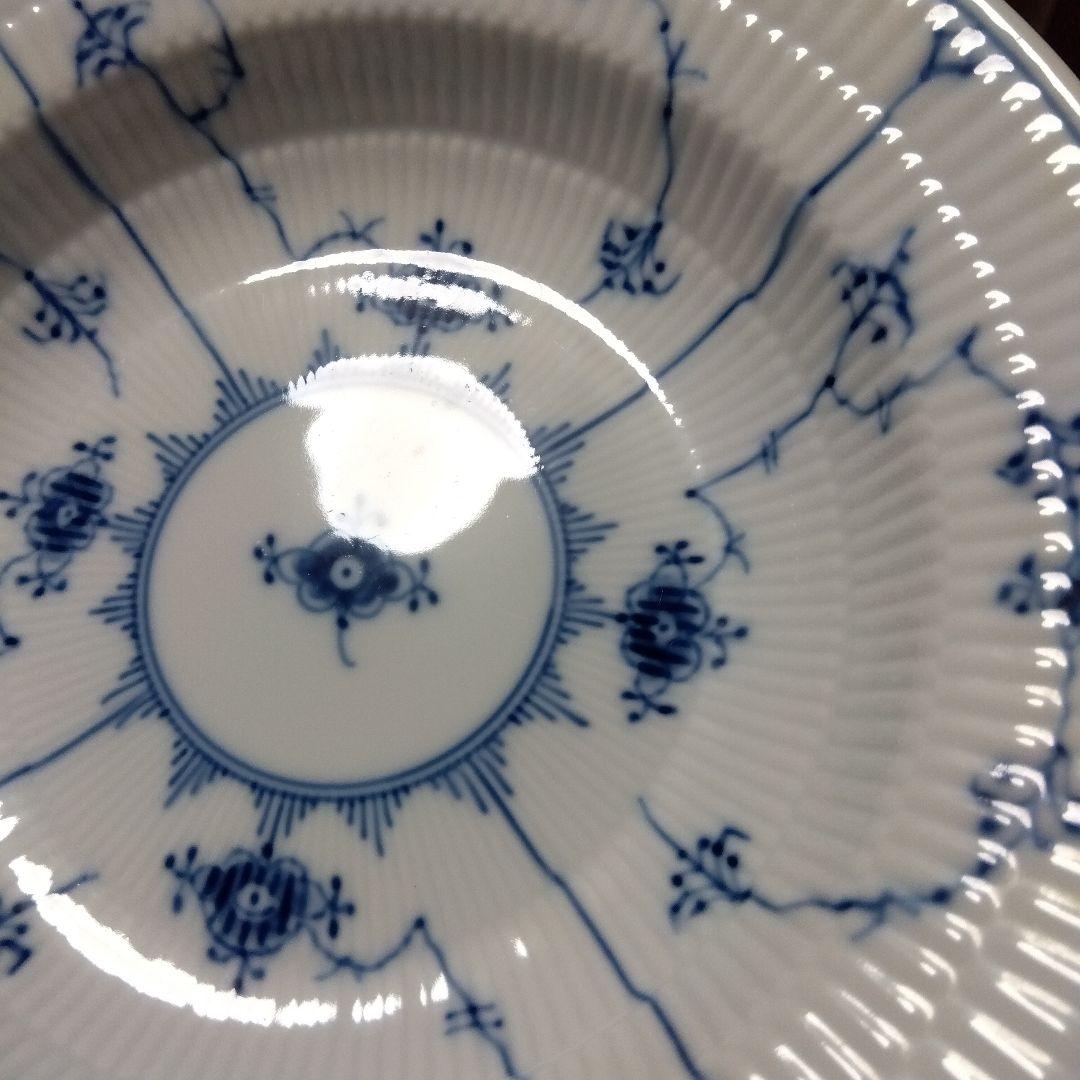 専用ロイヤルコペンハーゲン ブルーフルーテッド プレイン 深皿 21.5cm3枚