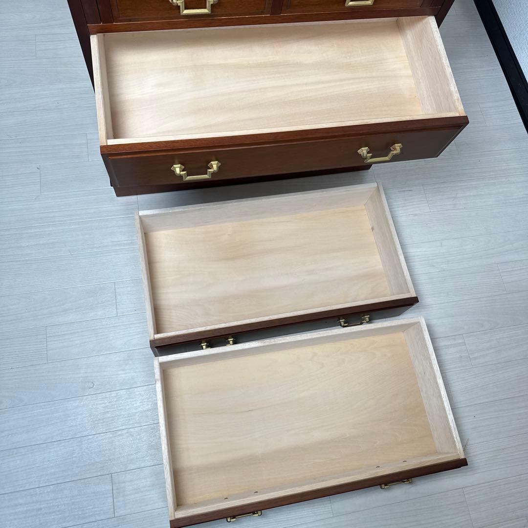 マルニ 地中海 ライティングビューロー デスク チェスト 引き出し 収納 i1※