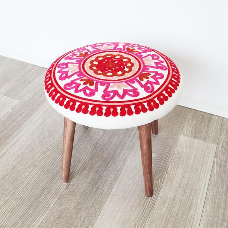 ★スツール 椅子 ピンク 丸椅子 イス 椅子 玄関 チェア コンパクトチェア