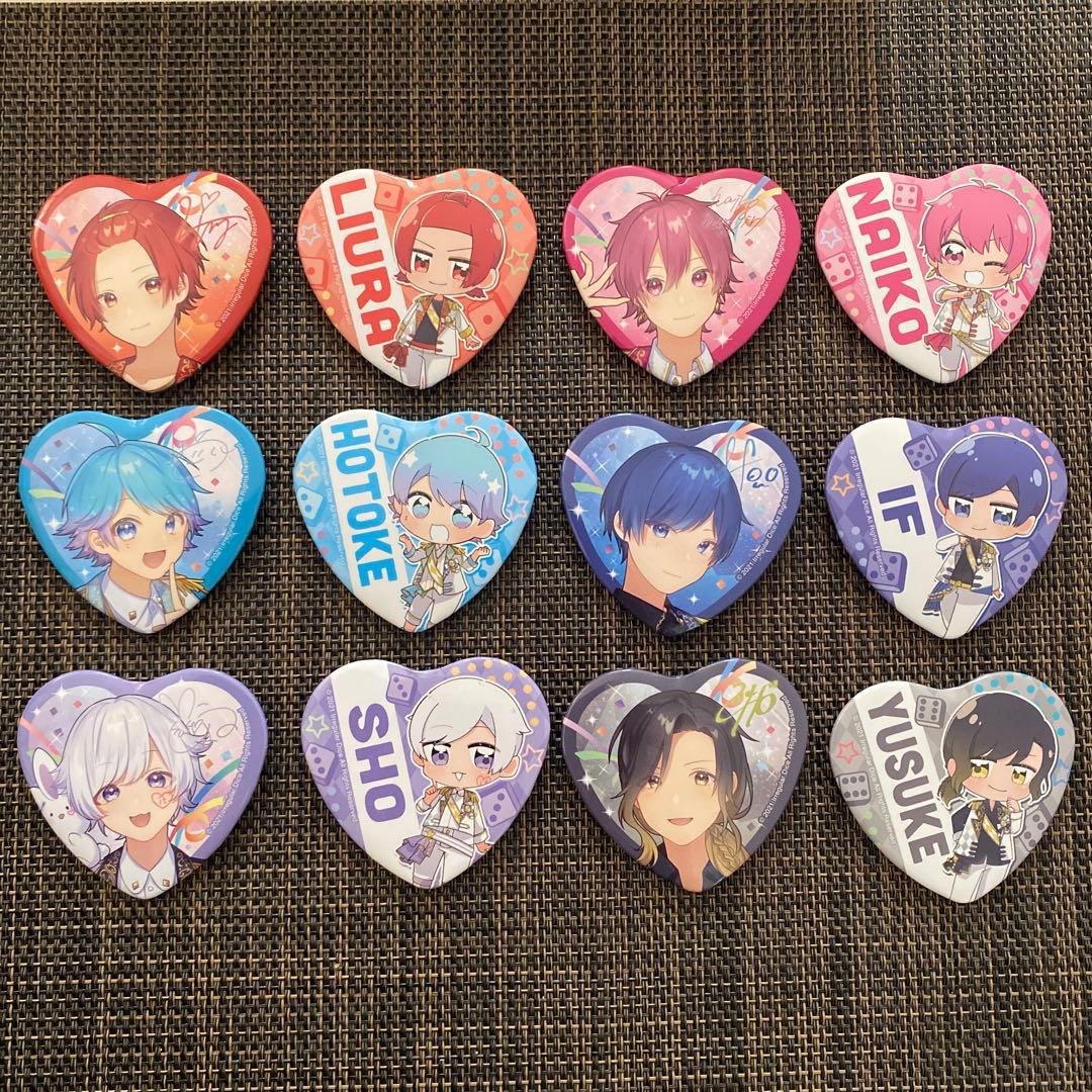 いれいす ハート型缶バッジ 第1弾 コンプリートセット - メルカリ