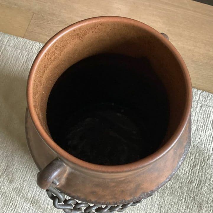 H41ドイツ ミルク缶 陶器 傘立て 庭 壺 玄関 花瓶 花器 60~70S - メルカリ