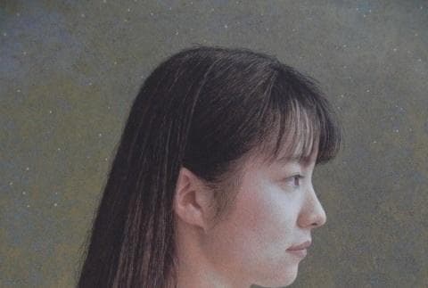 小川泰弘、【希】、希少な額装用画集より、新品額装付、状態良好