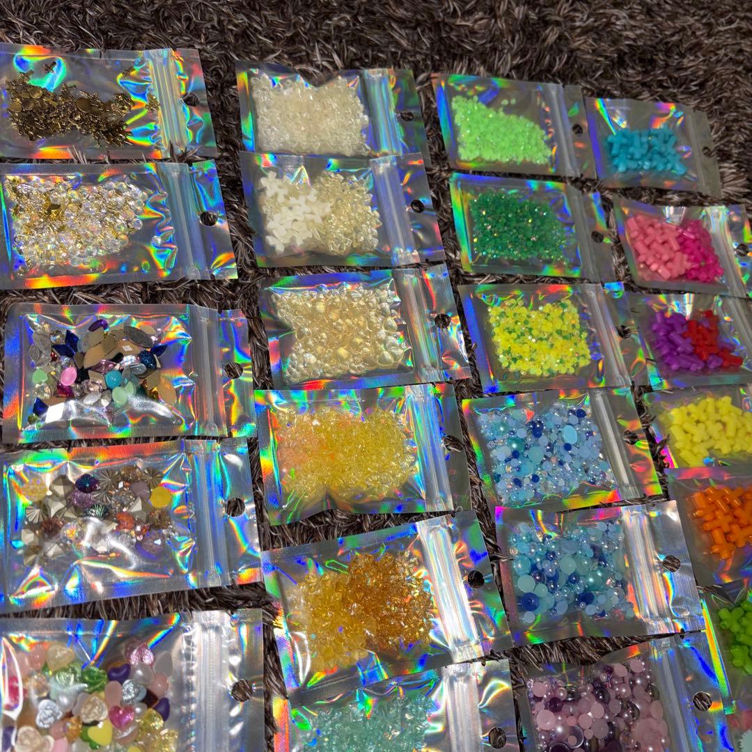 ネイルパーツ85袋セットまとめ売り