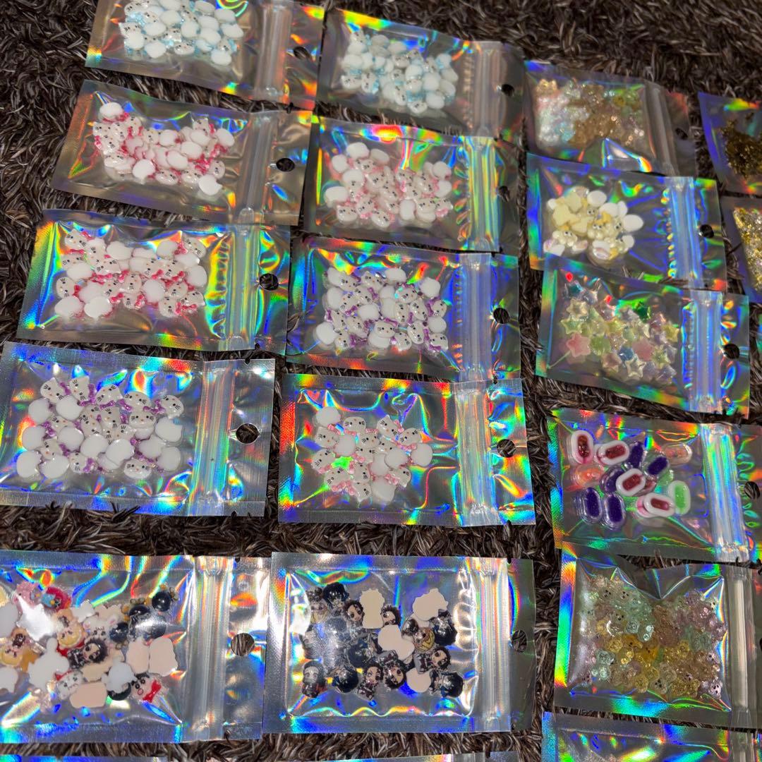 ネイルパーツ85袋セットまとめ売り