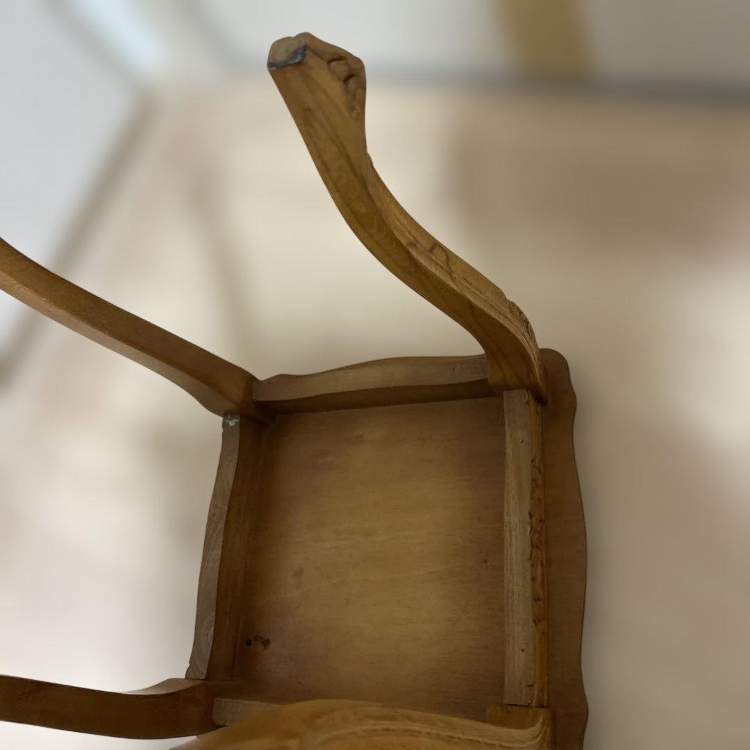 美品✨イタリア製　サイドテーブル　象嵌細工　猫脚　ネストテーブル　アンティーク