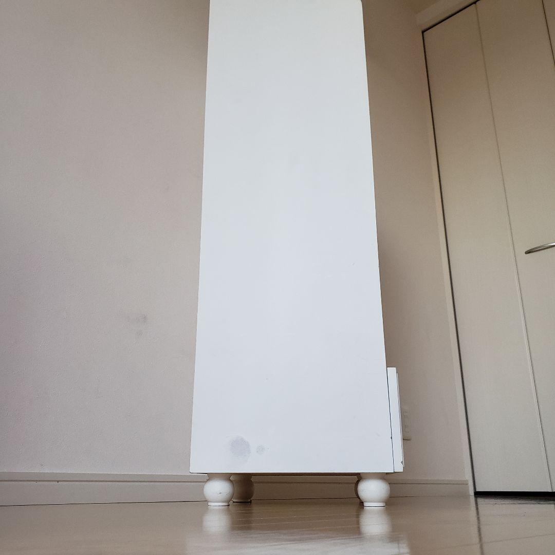 プリンセスハンガーラック/ホワイトラック/収納棚/デスク横棚