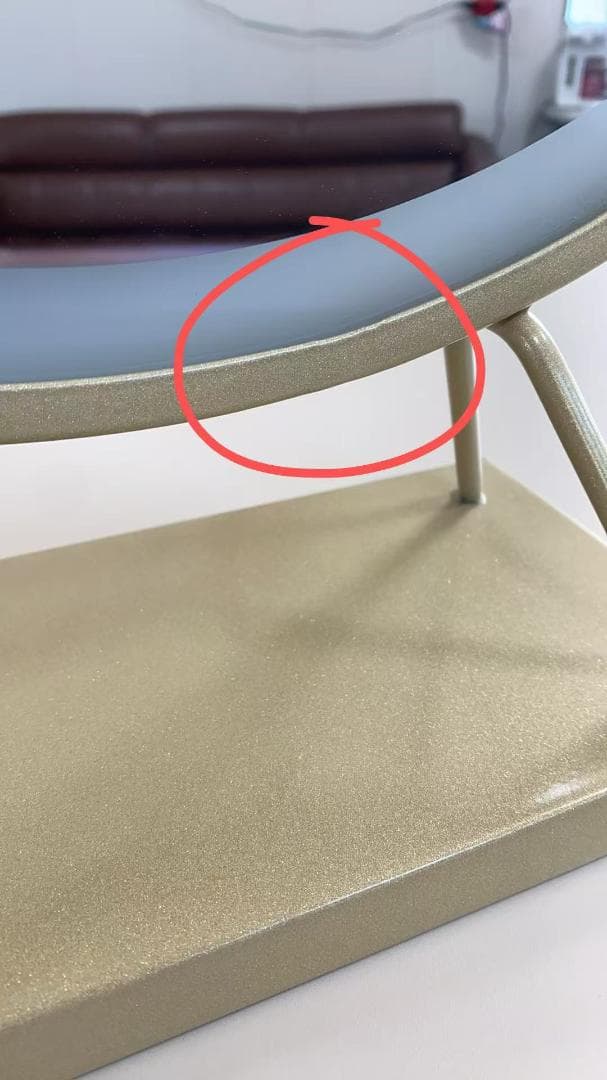 化粧台3点セット (机・鏡・椅子) 訳あり品写真をご確認J206-100-04