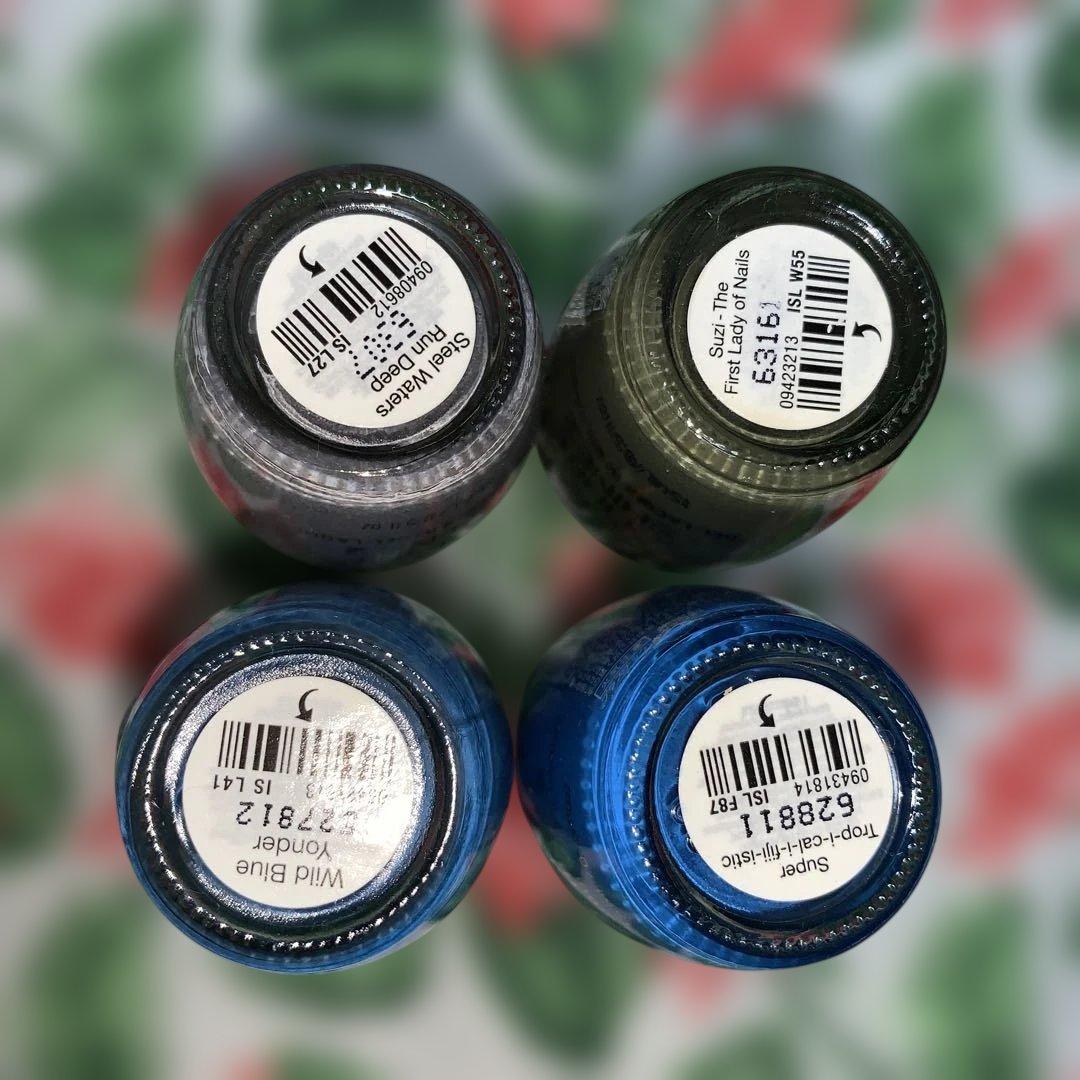 OPI インフィニットシャイン　ダークカラー系セット