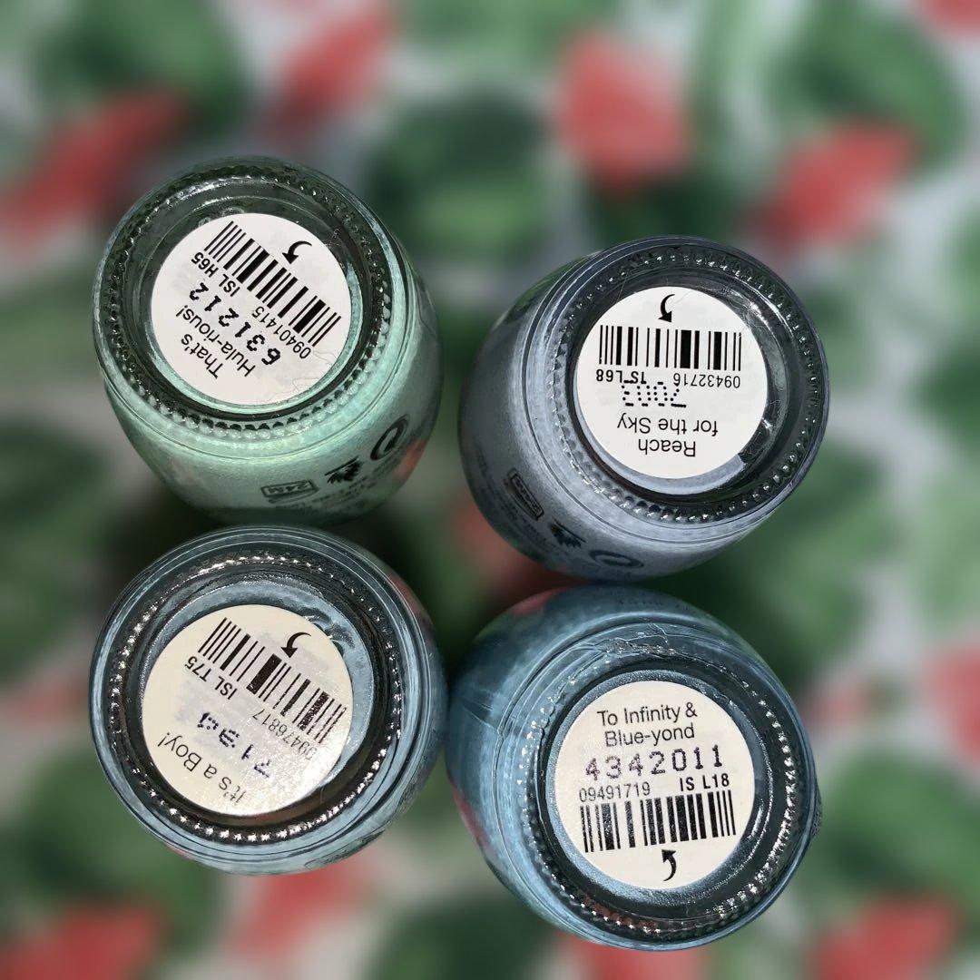 OPI インフィニットシャイン　ダークカラー系セット